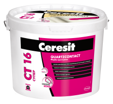 Ґрунт-фарба адгезійна Ceresit CT 16 СУПЕР QUARTZCONTACT (10 л) 14,5 кг